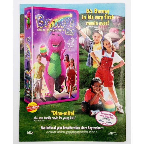 Barney Magazine Sept/Oct 1998 Fantastic Fall! Rare! - Picture 7 of 12